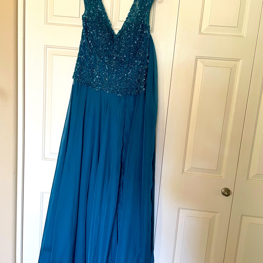 New With Tags! Mother Of The Bride Or Prom Dress Teal